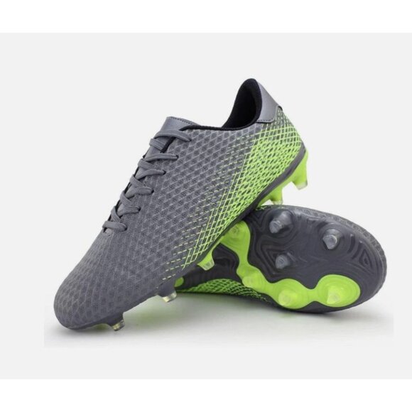 HAWKWELL Men's Athletic Soccer Cleats Outdoor Training GREY 11 - Picture 6 of 6